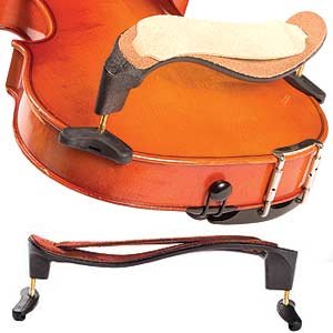 Mach One 3/4-4/4 Violin Shoulder Rest with Leather Comfort Strap